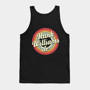 Williams Jr Proud Name Retro Rainbow Tribute Tank Top